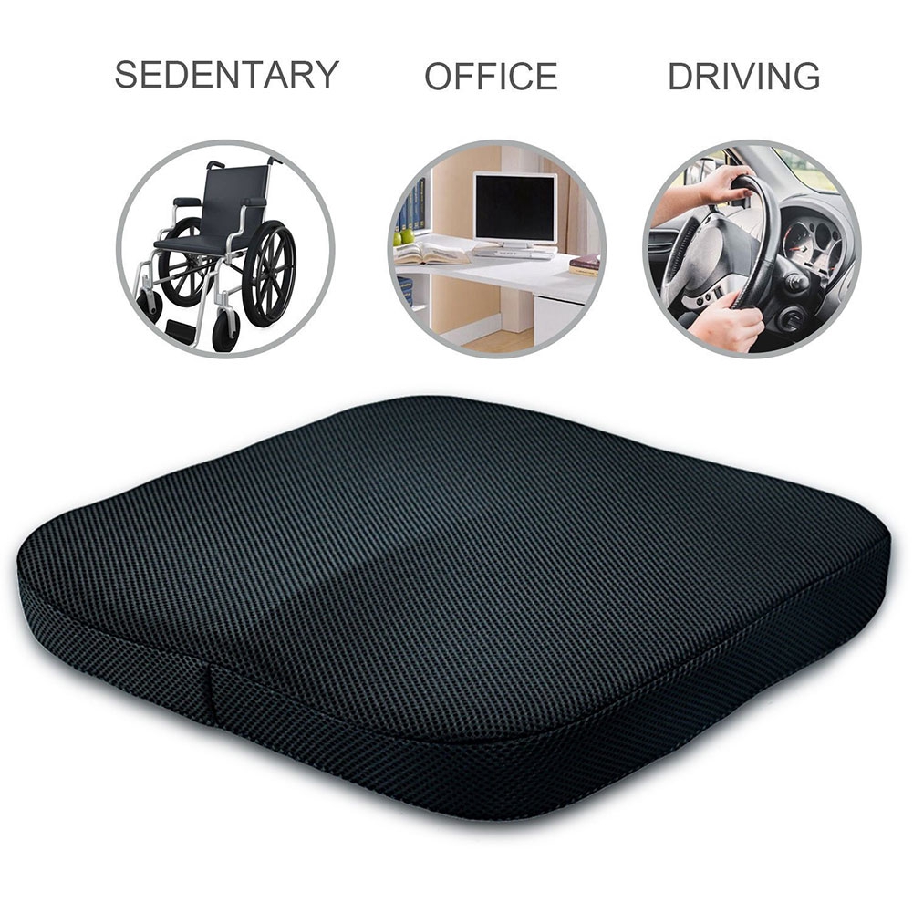 Seat Cushion Orthopedic Office Memory Foam Pressure Relief