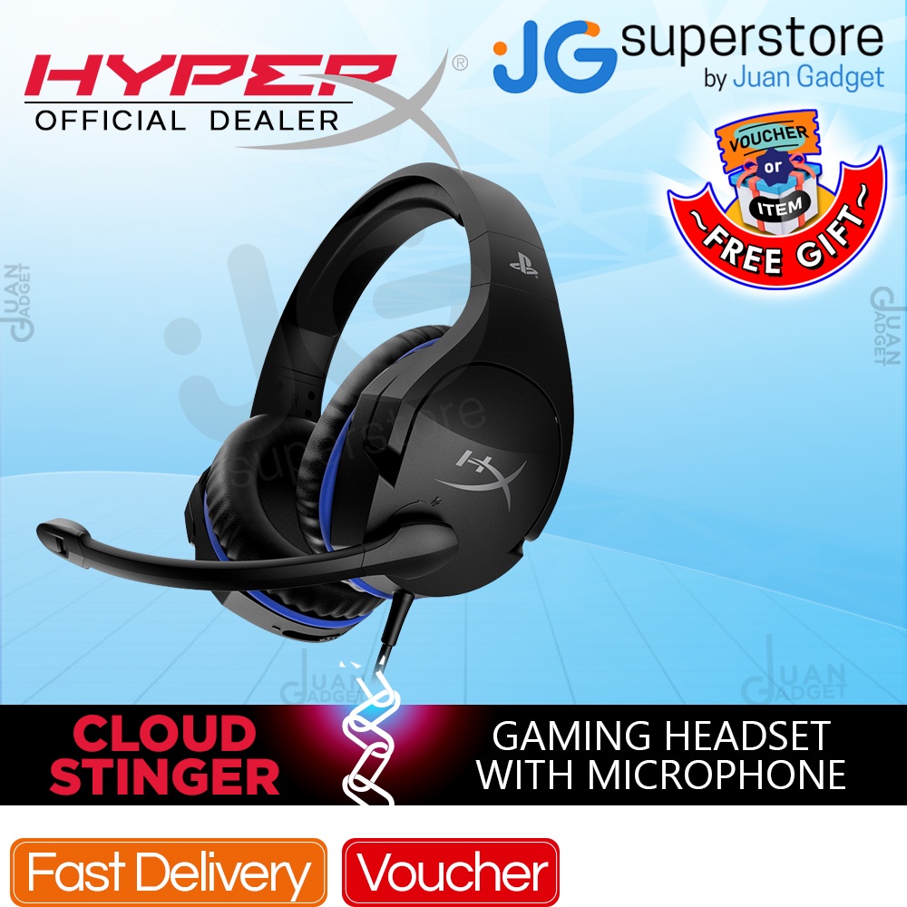 HyperX Cloud Stinger Gaming Headset with Microphone for Playstation ...