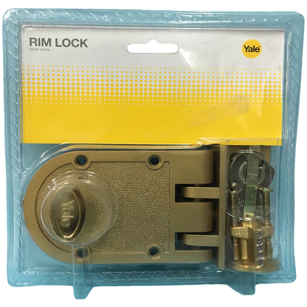 ORIGINAL YALE ( SINGLE ) rim lock dead bolt V198 GL RIMLOCK DEADLOCK
