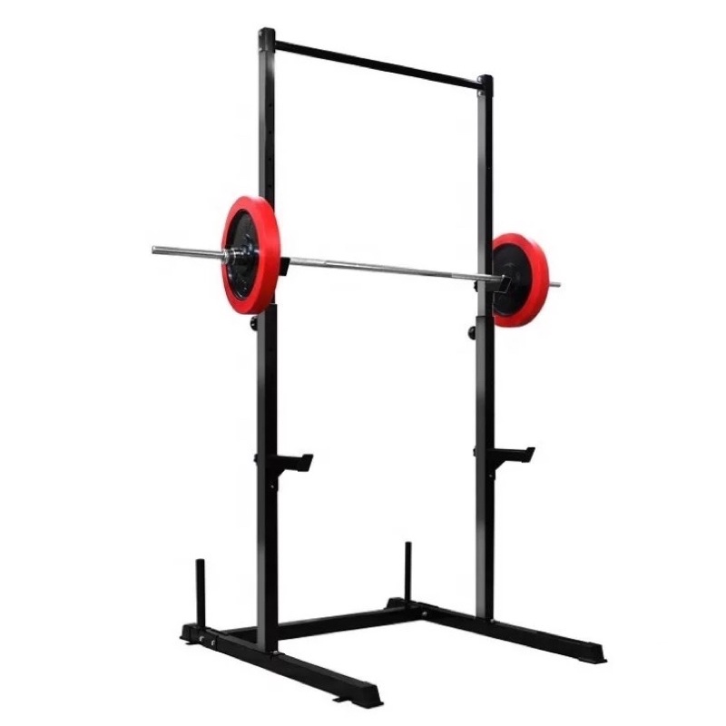 Power Rack, Deluxe Squat Rack with Pull Up Bar, J-Hooks and Safety ...