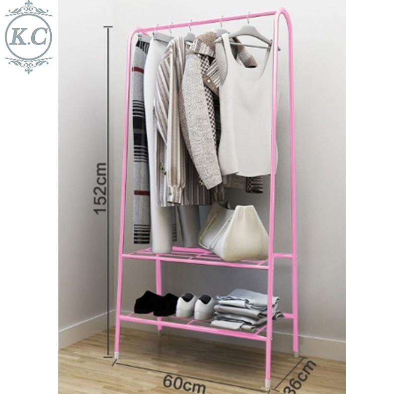 K C Good Quality Zh1178 2019 Big Size New Triangle Coat Rack Bedroom Clothes Hanger Double Hanger