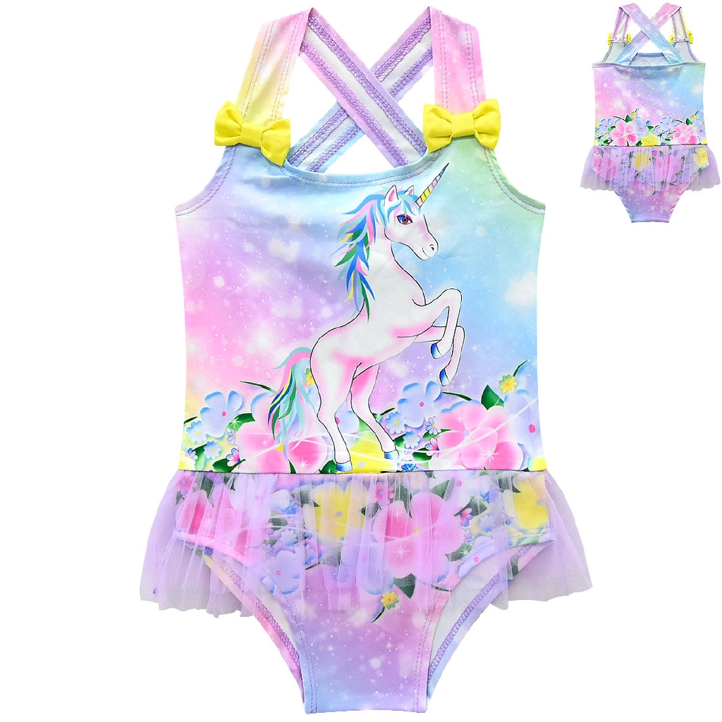 unicorn swimsuit size 8