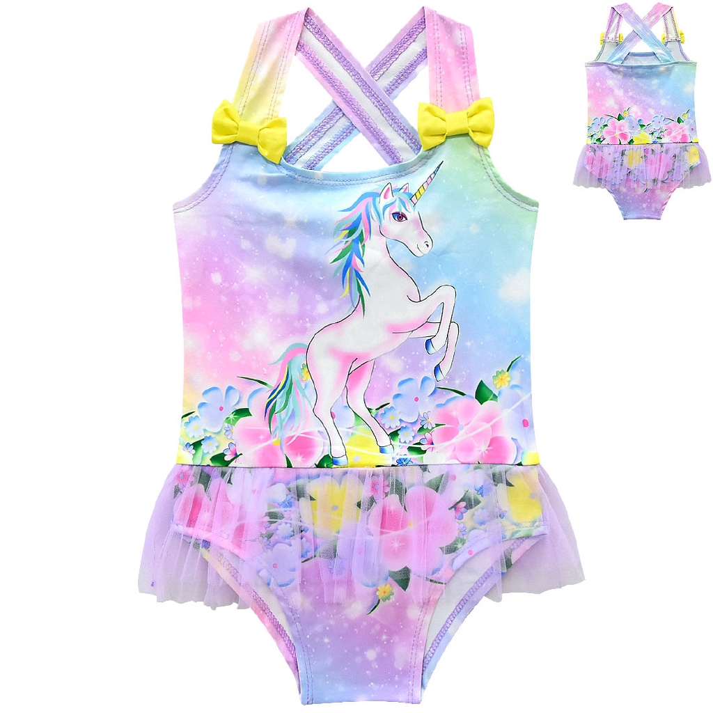 unicorn swimsuit size 8