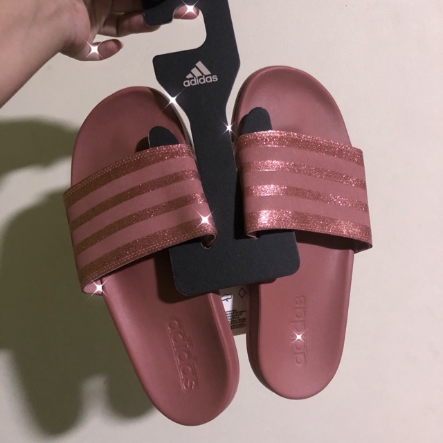 adidas adilette comfort slides pink