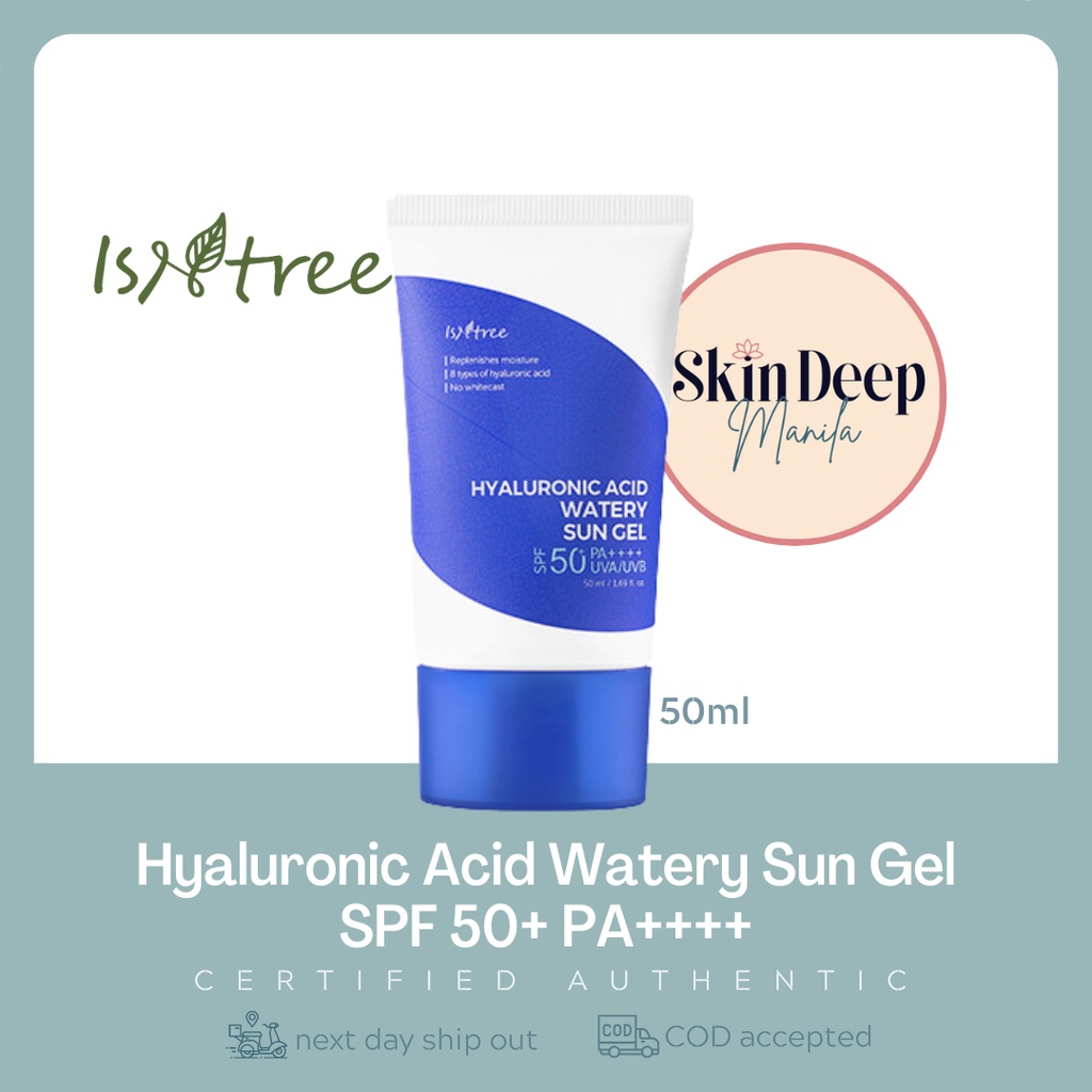 [NEW PACKAGING] ISNTREE Hyaluronic Acid Watery Sun Gel 50ml SPF 50+ PA