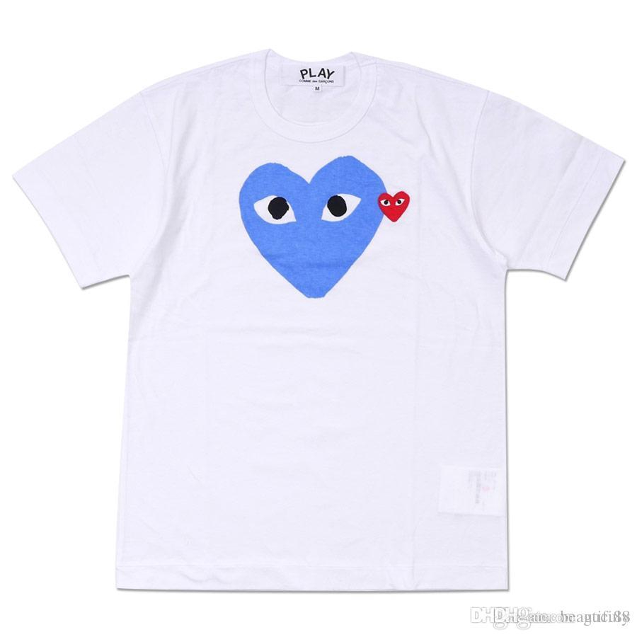 white cdg tee