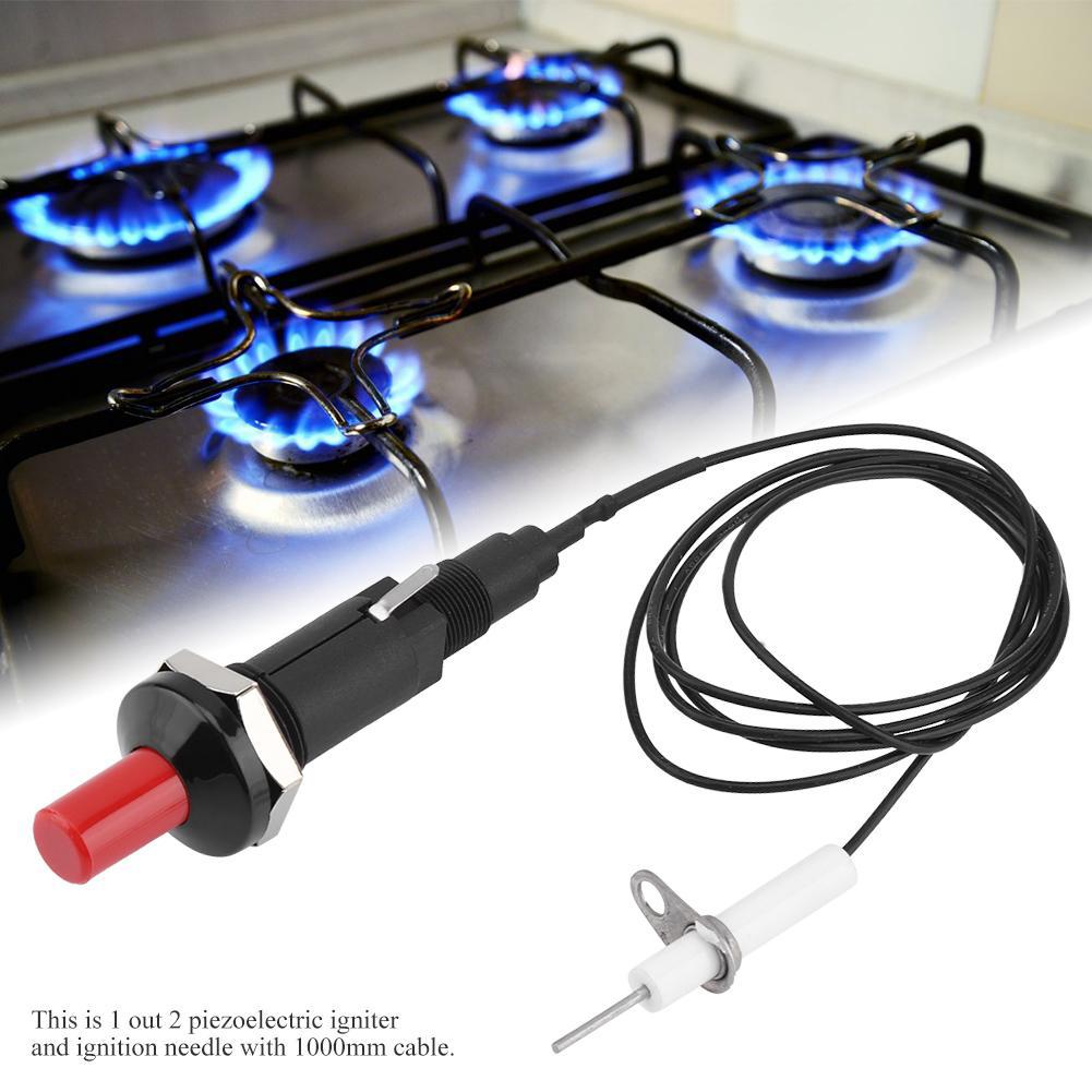 &@  [Ready stock]ALLINIT 1 Out 2 Piezo Spark Ignition Kit BBQ Grill Push Button Igniter for Stove Ga #9