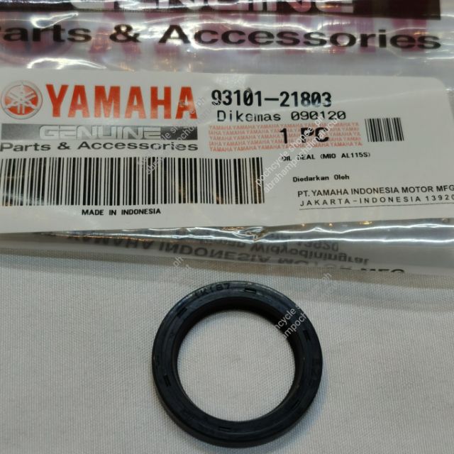 OIL SEAL ( PULLEY) FOR MIO SPORTY GENUINE YAMAHA Shopee Philippines