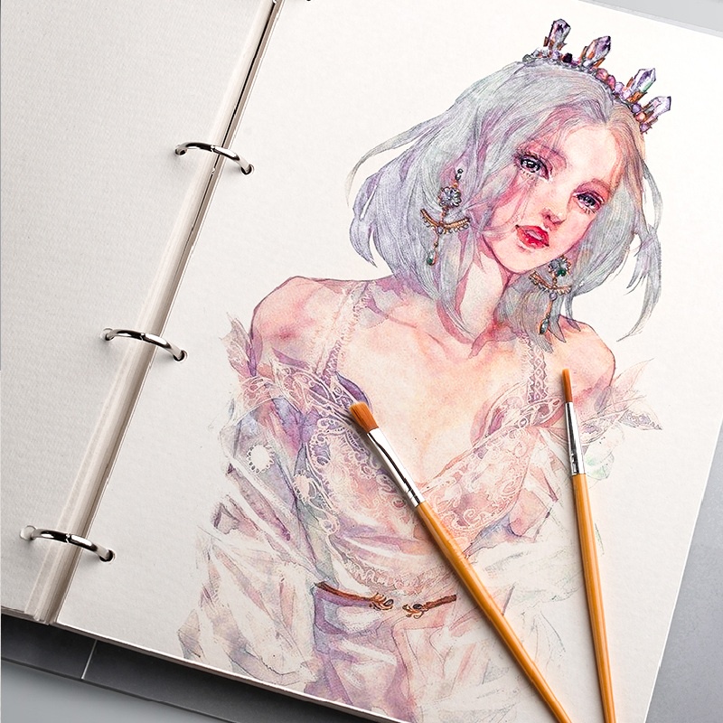 A4 Thicken 60 Sheets Sketch Pad Watercolor Pad Marker Drawing Paper Pad Art Supplies Shopee