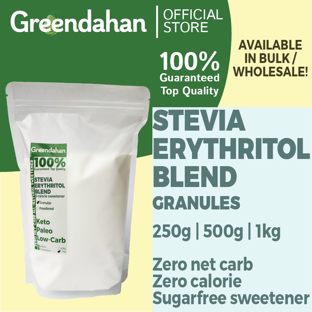 GREENDAHAN /Stevia Blend (with Erythritol) Granules 250g 500g NO