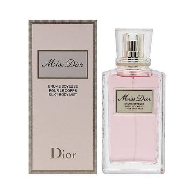 miss dior brume soyeuse pour le corps silky body mist