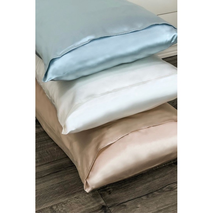Silk Pillow Case Hypoallergenic SILK PILLOWCASE hollermall Shopee