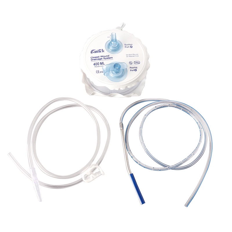 Closed Wound Drainage System PVC High Quality Spring Drainages Set New ...