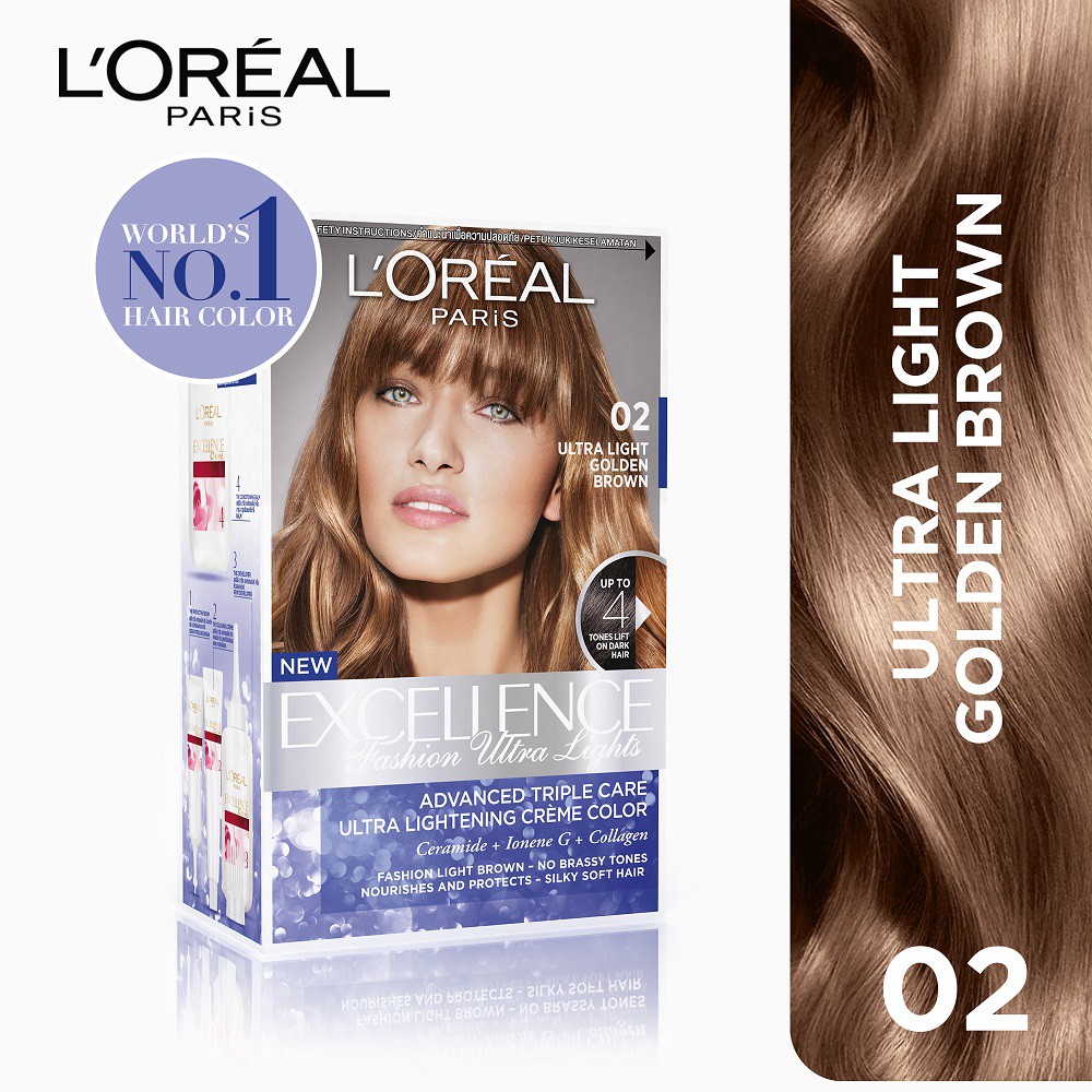 Loreal Excellence Fashion Ultra Light Golden Blonde Shopee