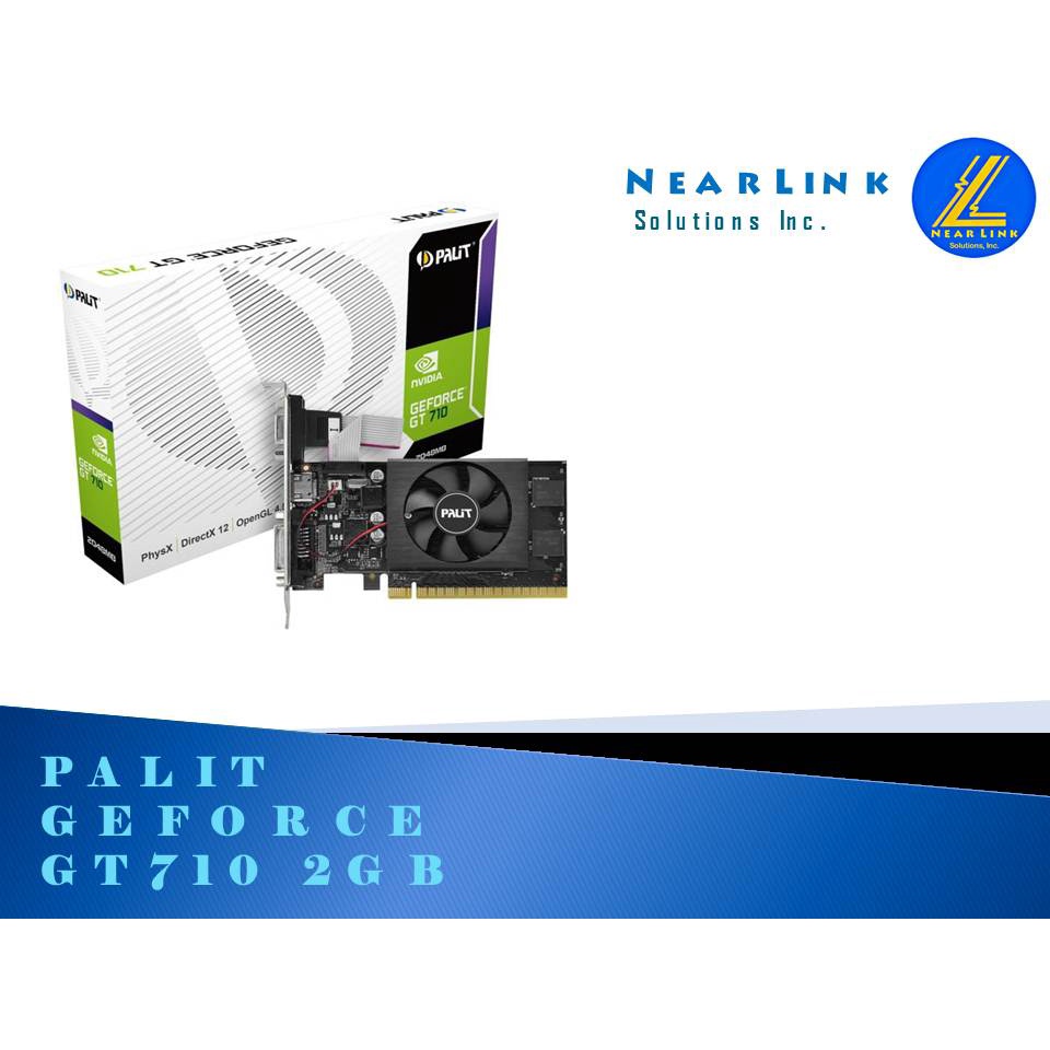 Palit GeForce GT 710 2GB DDR3 Gaming Graphic Card | Shopee Philippines