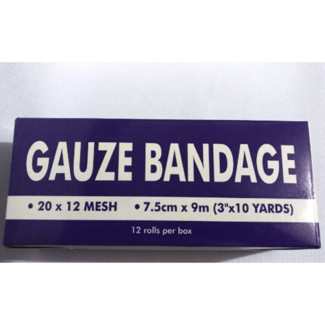 SURGITECH Gauze Bandage Roll 3x10 Shopee Philippines