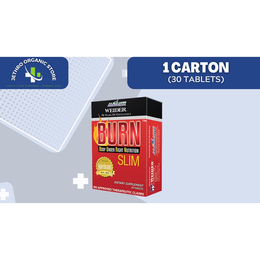 Burn Slim AIM Global 10 Tablets AUTHENTIC Shopee Philippines