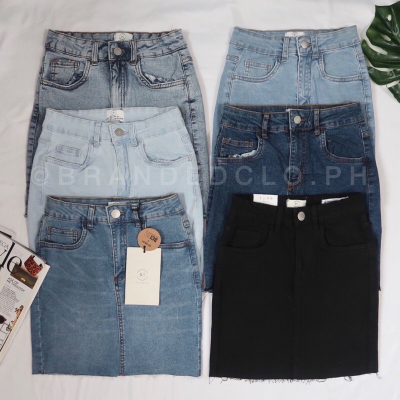 cotton on classic denim skirt