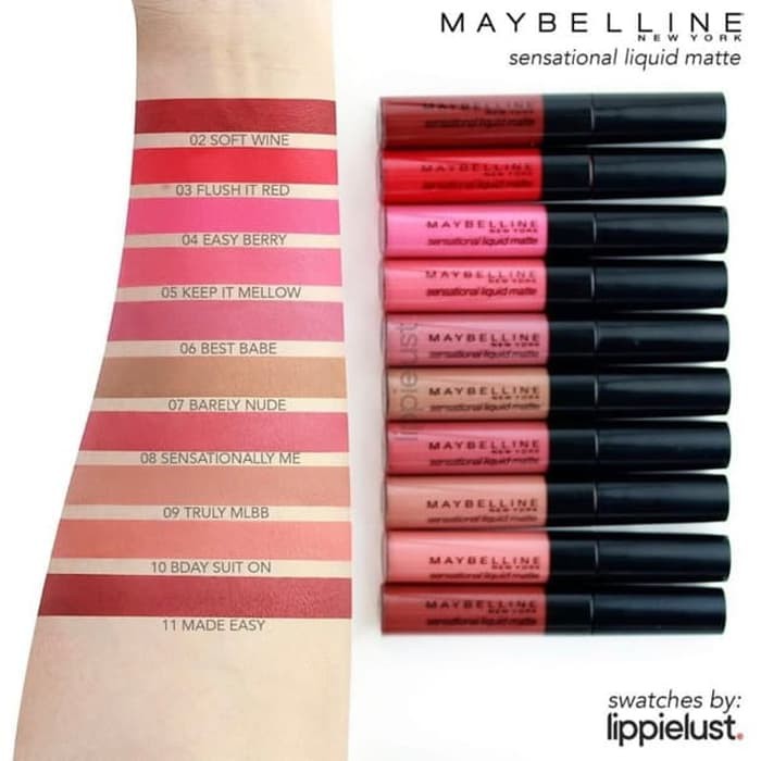 maybelline sensational liquid matte no 8