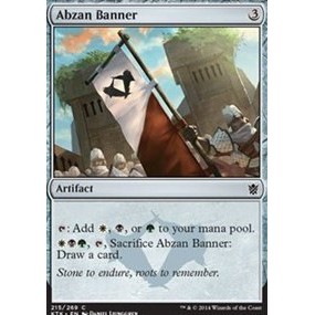 Abzan Banner Mtg Magic The Gathering Cards Shopee Philippines