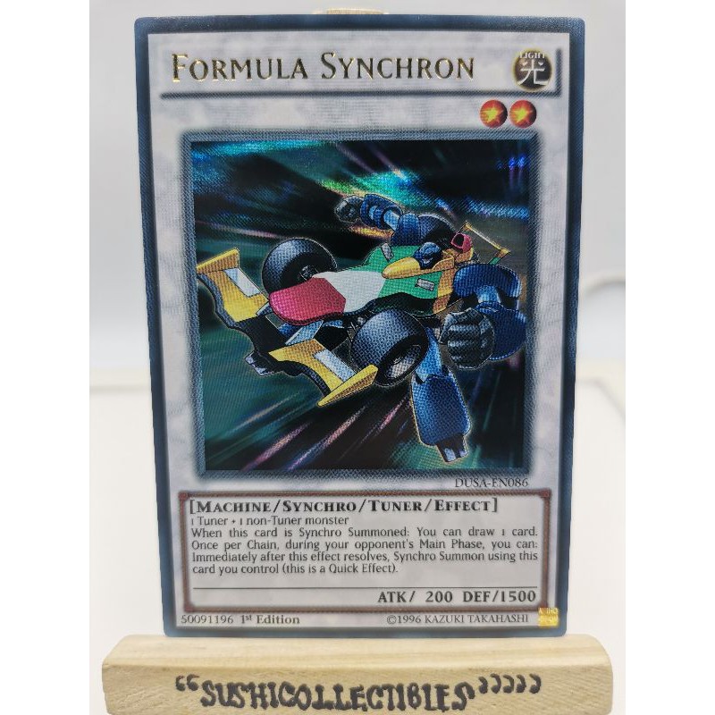 Yugioh 1x Formula Synchron Dusa Ultra Rare 1st Edition Read Description Shopee Philippines