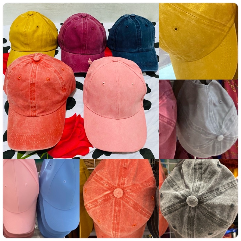 cap-pastel-color-korean-baseball-cap-design-shopee-philippines