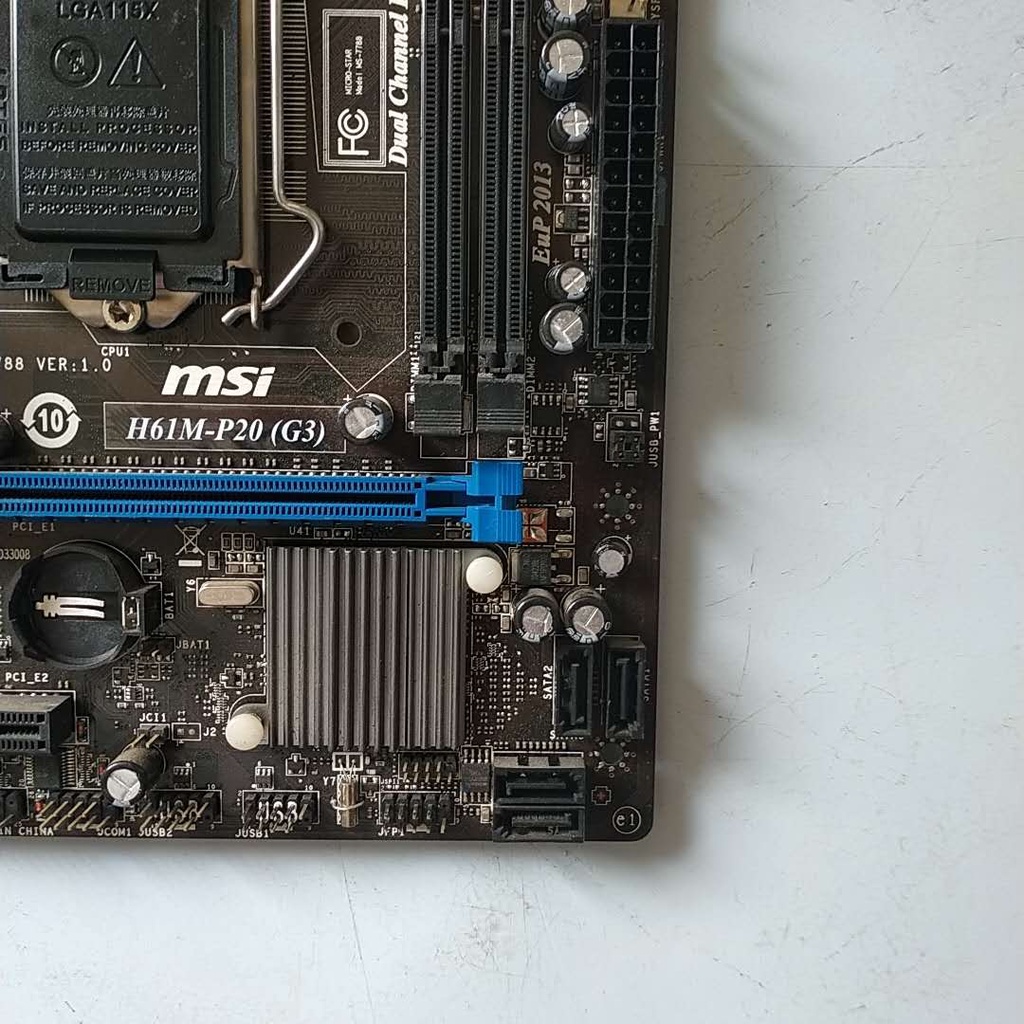 MSI H61M-P20(G3) Desktop Computer Motherboard LGA 1155 DDR3 16GB For ...