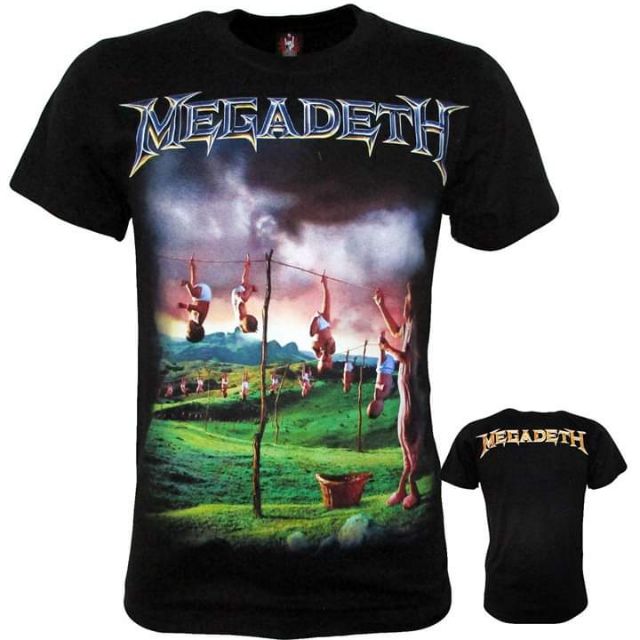 megadeth youthanasia shirt