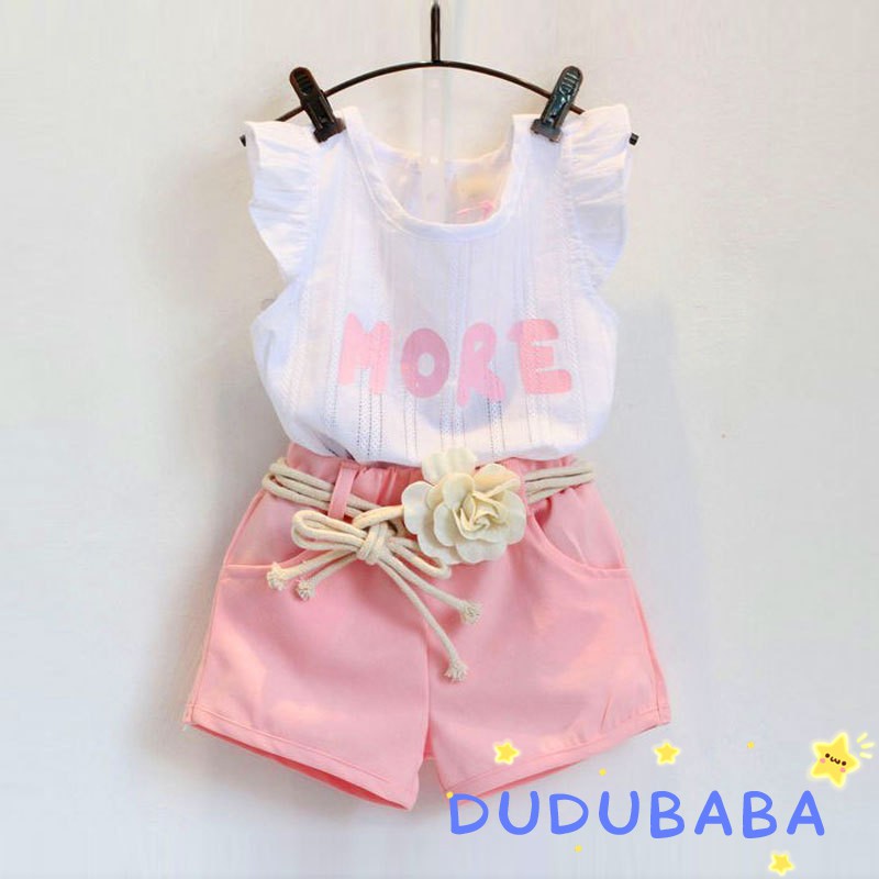 baby girl top and shorts set