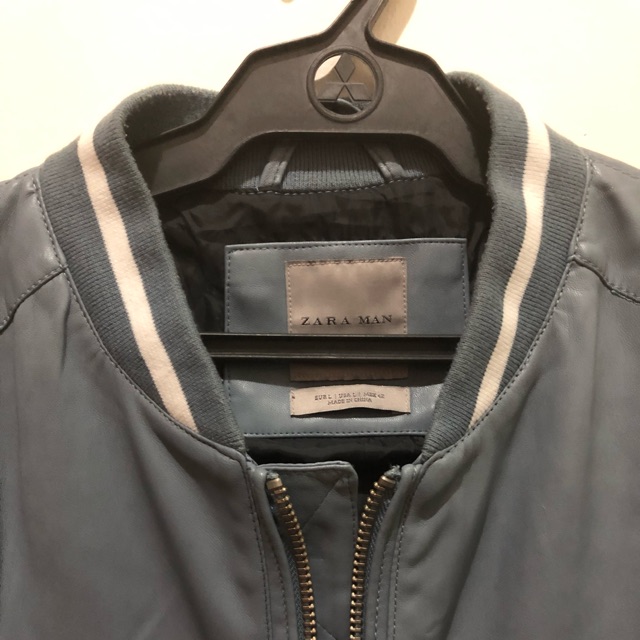 Mens Jacket - Zara Man Leather Jacket 