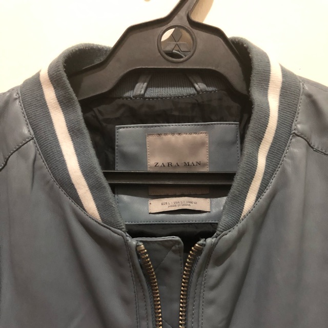 zara men's leather jacket with hood