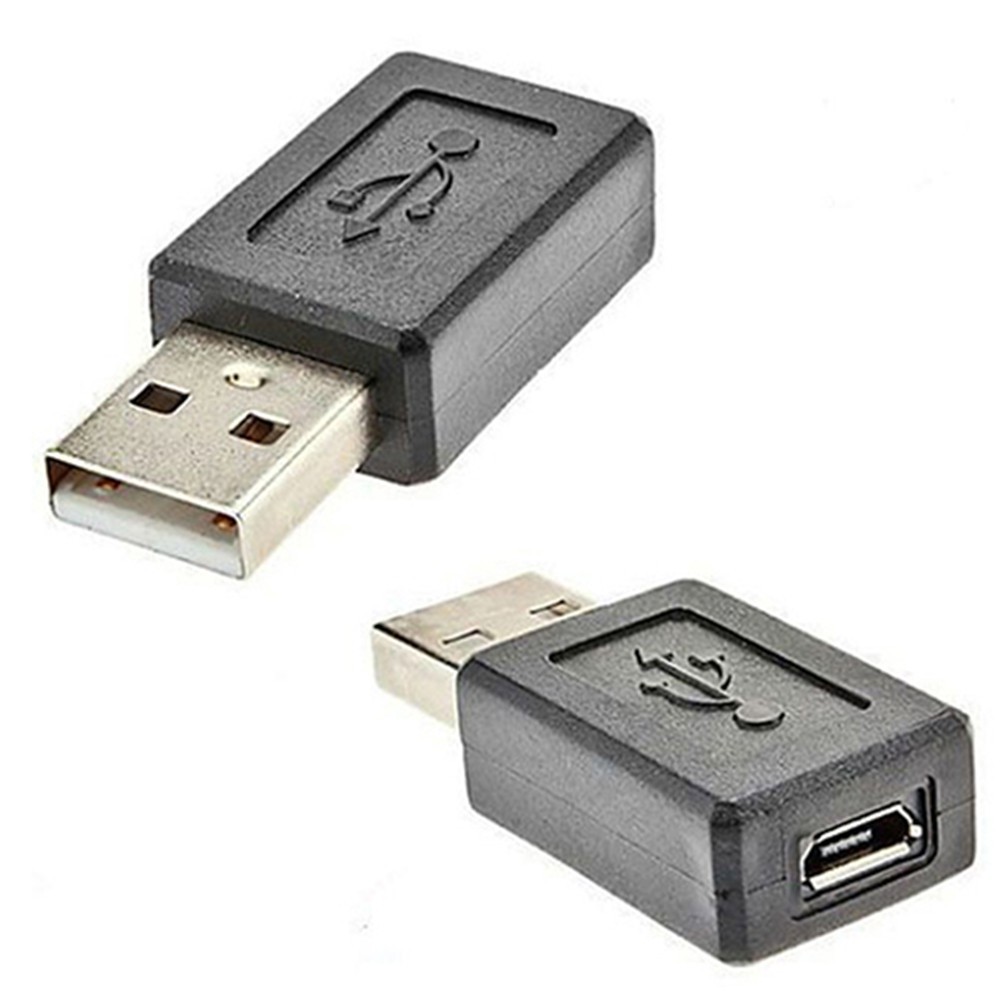 USB 2.0 A Male to Micro USB B Female M/F Adapter Plug Converter ...