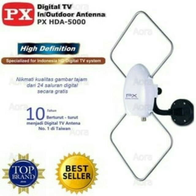 PX Digital Antena HDA-5000/5600 Putih Daya Tangkap Sempurna - Antena TV  [DKI Jakarta] | DuniaAudio.com