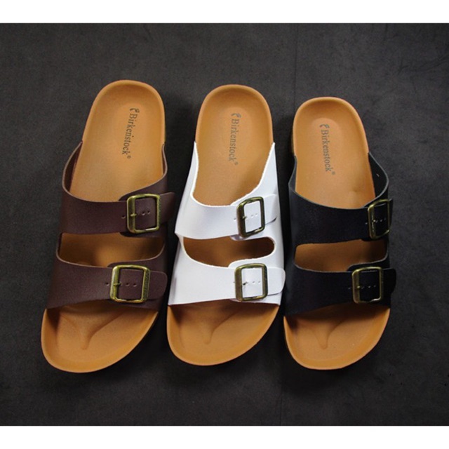 mens leather strap sandals