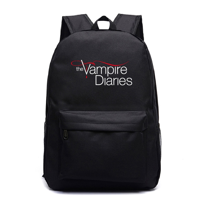 The Vampire Diaries Backpack Boys Girls School Shoulder Bag Men Women ...