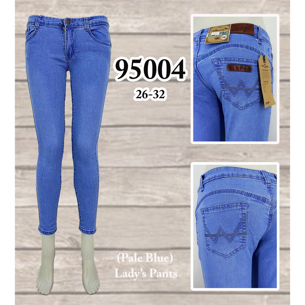 light blue shaded jeans