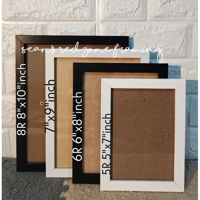 Wall Picture Frame 4R 5R 6R 7x9 8R 8x8 with Matting and without