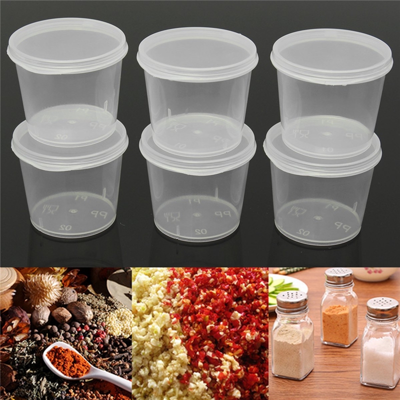 plastic food cups with lids