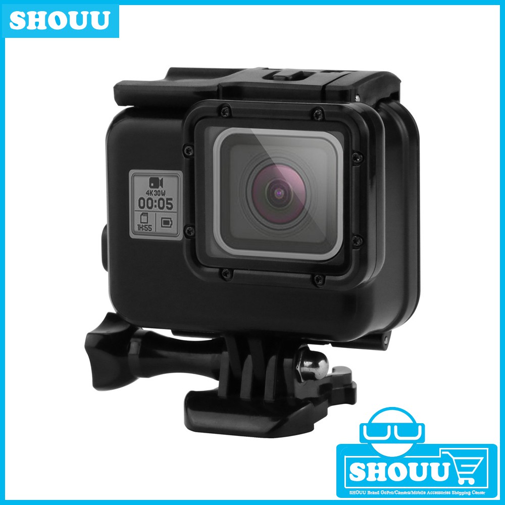 Action Camera Waterproof Case Gopro Hero 5 Hero 6 Hero7 Black Deep Water Waterproof Case Shopee Philippines
