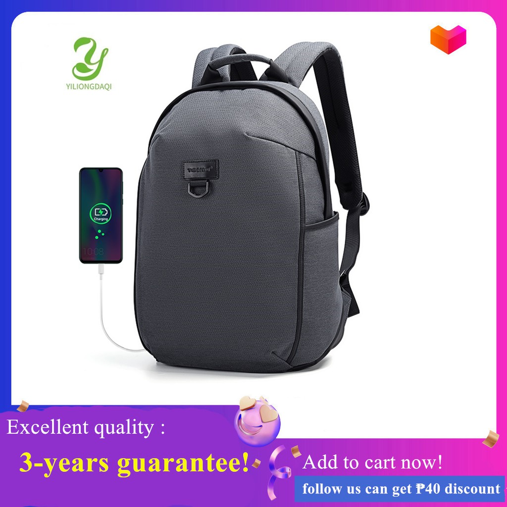 man bag with usb charger