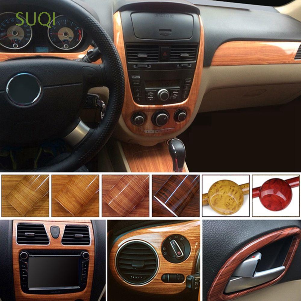 1M Fashion Auto DIY Interior Decal Roll Car Vinyl Sticker Shopee