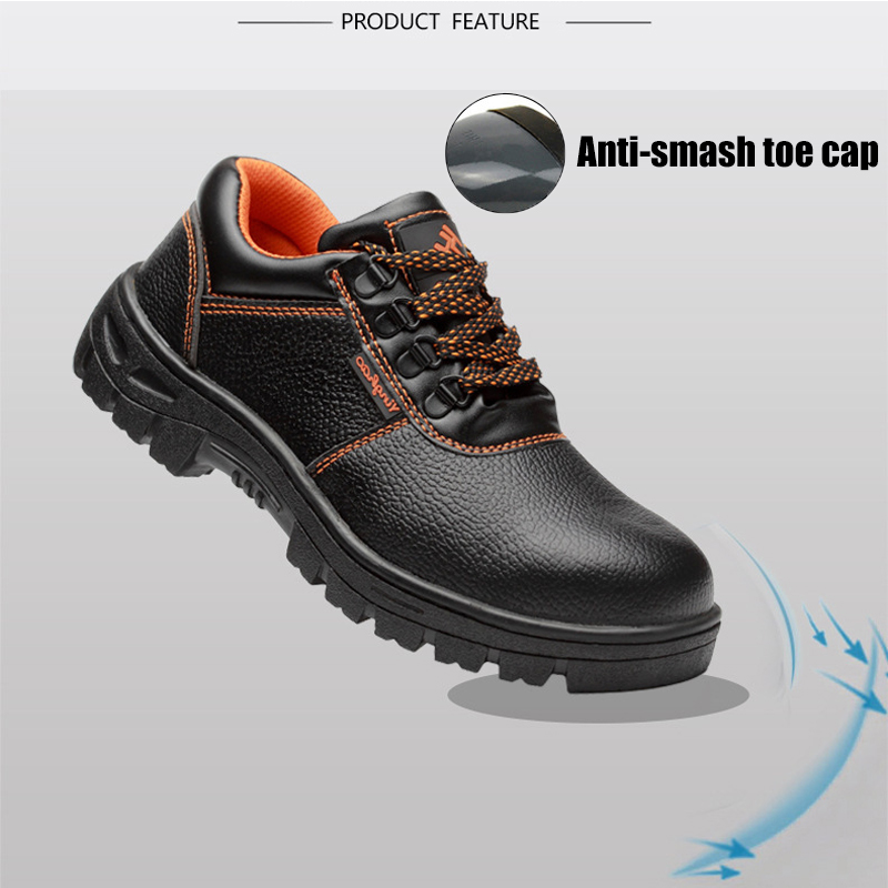 Safety Shoes Safety Boots Steel Toe Cap Antipiercing Work Shoes Construction Waterproof Low Cut