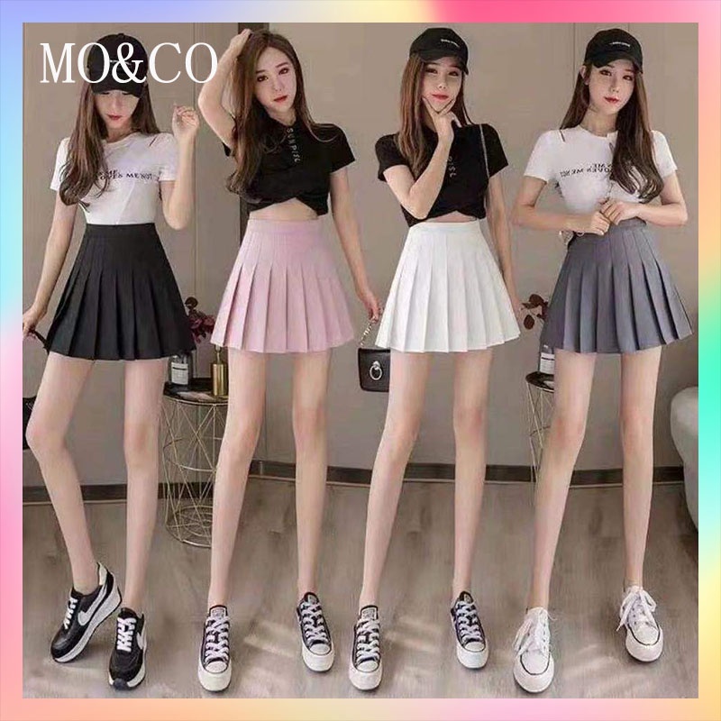 XS 3XL Size Korean  High Waist White  Short Skirt  Fashion  