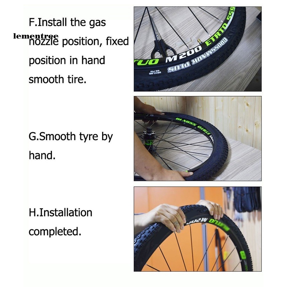 YoJiSa 4Sizes 2PCS/Set Mountain Bike Tire Liner Bicycle Tire Protector Tire Tyre Liner Inner Tube Protection Pad Puncture Proof Belt 