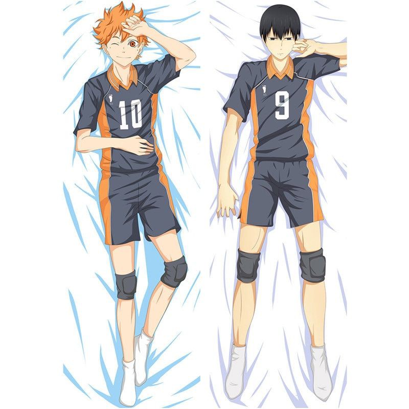 Dakimakura Haikyuu Hinata X Kageyama Anime Bolster Pillow Case 2 Shopee Philippines