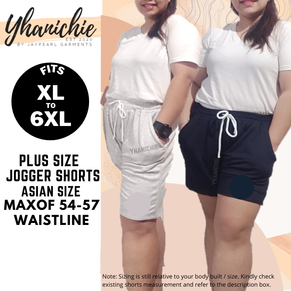 plus size jogger shorts