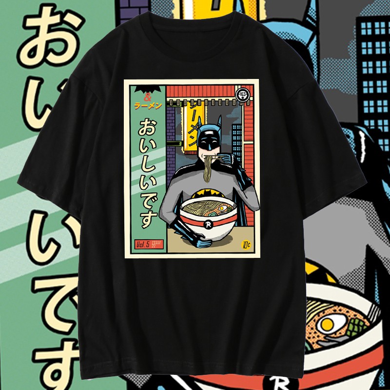 batman and ramen shirt