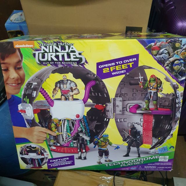 ninja turtles technodrome playset