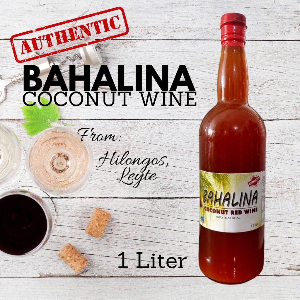 Bahalina / Authentic Coconut Red Wine 1 LITER Shopee Philippines