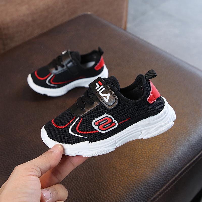 kids fila shoes breathable sneakers unisex Shopee